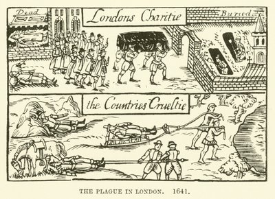 La peste a Londra, 1641 da English School